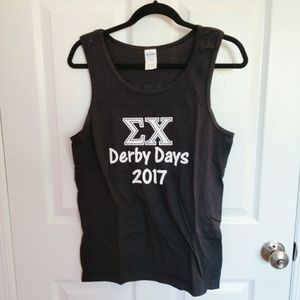 Black Sigma Chi Derby Days Unisex Tank Top